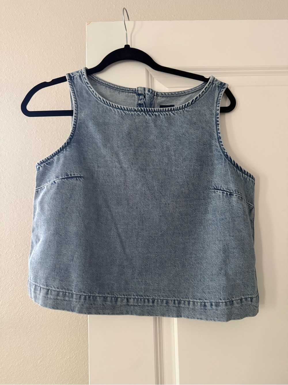 Gap denim shell top